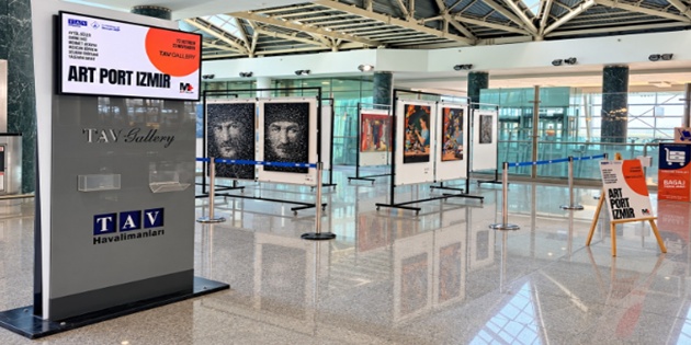 Adnan Menderes Havalimanı’nda Art Port İzmir Sergisi